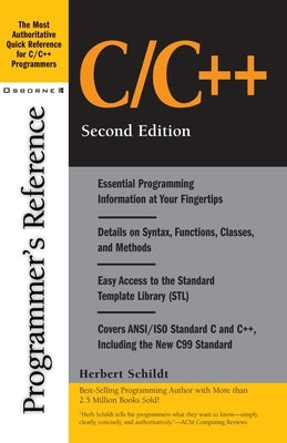 C/C++ Programmer's Reference by Schildt, Herbert