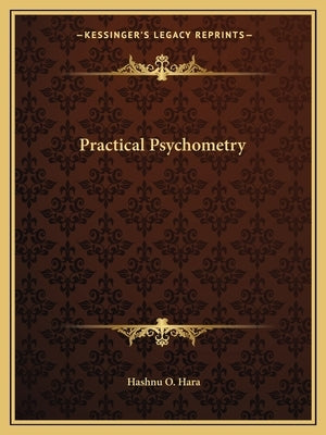 Practical Psychometry by Hara, Hashnu O.