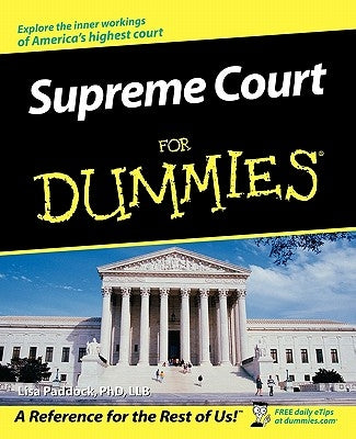 Supreme Court for Dummies by Paddock, Lisa
