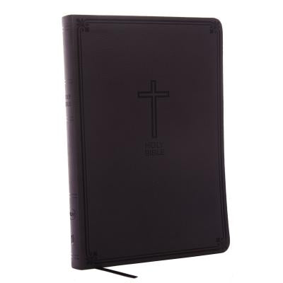 NKJV, Value Thinline Bible, Large Print, Imitation Leather, Black, Red Letter Edition by Thomas Nelson
