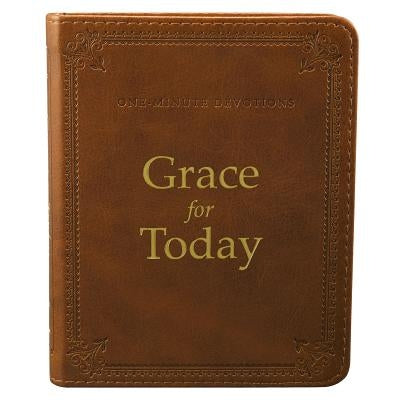 One Minute Devotions Grace for Today LuxLeather by Christian Art Gifts