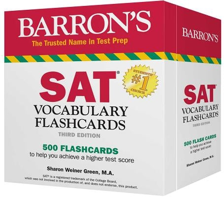 SAT Vocabulary Flashcards by Green, Sharon Weiner