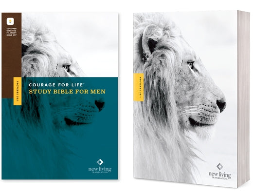 NLT Courage for Life Study Bible for Men (Softcover, Filament Enabled) by Tyndale