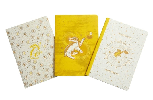 Harry Potter: Hufflepuff Constellation Sewn Notebook Collection (Set of 3) by Insight Editions