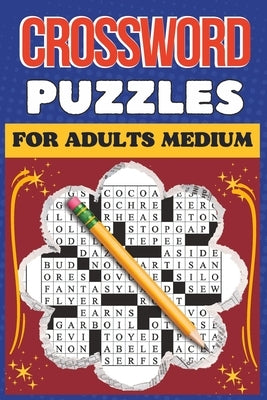 Crossword Puzzles For Adults Medium: Beautiful Crossword Puzzle Book For Puzzle Lovers by Red Publishing, Larry