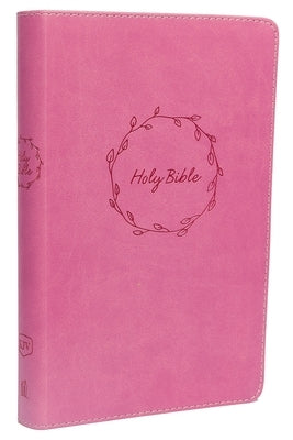 KJV, Deluxe Gift Bible, Imitation Leather, Pink, Red Letter Edition by Thomas Nelson