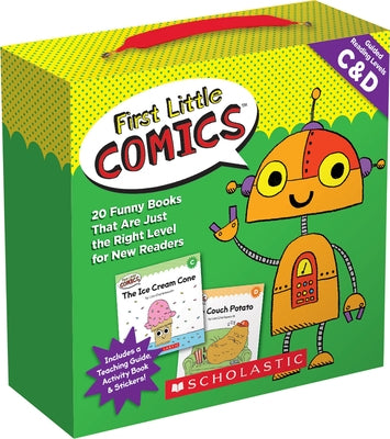 First Little Comics: Levels C & D (Parent Pack): 20 Funny Books That Are Just the Right Level for New Readers by Charlesworth, Liza
