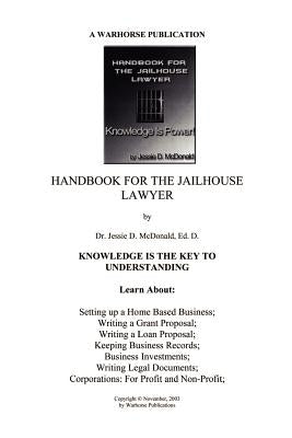 Handbook for Jailhouse Lawyers by McDonald, Ed D. Jessie Daniel
