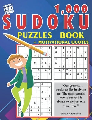 1,000 sudoku puzzles book: For adults easy to very hard by Ascencio, Jose