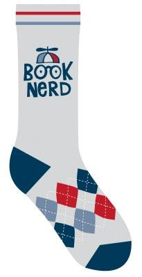 Book Nerd Socks by Gibbs Smith Publisher