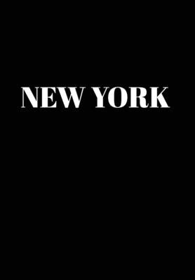 New York: Hardcover Black Decorative Book for Decorating Shelves, Coffee Tables, Home Decor, Stylish World Fashion Cities Design by Murre Book Decor