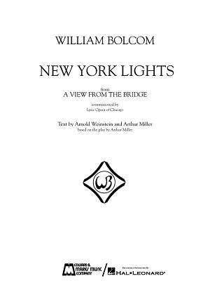 New York Lights: From a View from the Bridge by Bolcom, William