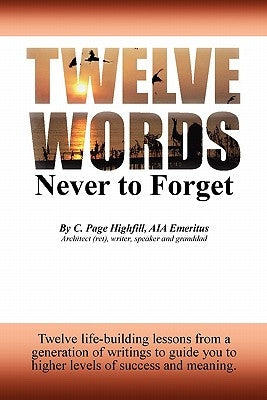 Twelve Words Never to Forget by Highfill, Page