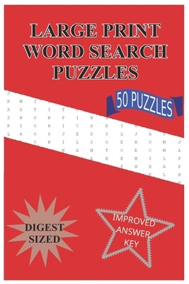 Large Print Word Search Puzzles: 50 Puzzles (Digest Size) by Press, Square