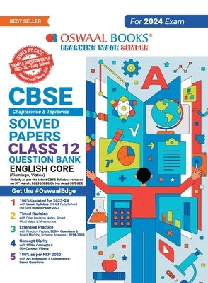 Oswaal CBSE Class 12 English Core Question Bank 2023-24 Book by Oswaal Editorial Board