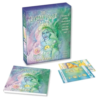 The Crystal Power Tarot: Includes a Full Deck of 78 Specially Commissioned Tarot Cards and a 64-Page Illustrated Book [With Book(s)] by Wallace, Jayne