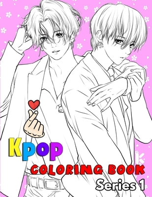 Kpop coloring book: For KPOP lovers, Jin, RM, JHope, Suga, Jimin, V, and Jungkook, Bts, Exo & Blackpink fans (K-pop book series 1) by Questoplay, Coloring Book