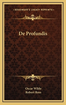 de Profundis by Wilde, Oscar