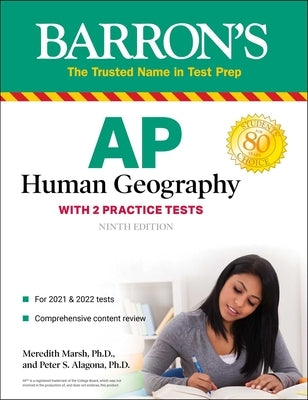 AP Human Geography: With 2 Practice Tests by Marsh, Meredith