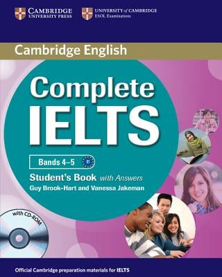 Complete Ielts Bands 4-5 Student's Book with Answers [With CDROM] by Brook-Hart, Guy