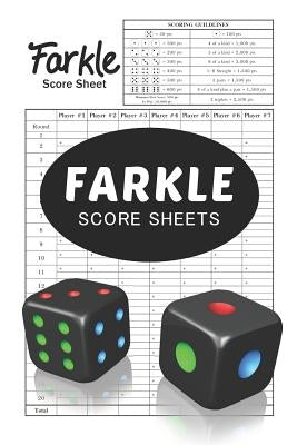 Farkle Score Sheets: 100 Score sheets with special small size 6 x 9 inches by Stewart, Eric