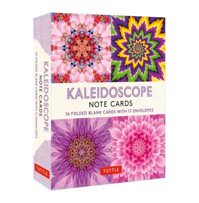 Kaleidoscope, 16 Note Cards: 16 Different Blank Cards with 17 Patterned Envelopes by Tuttle Publishing