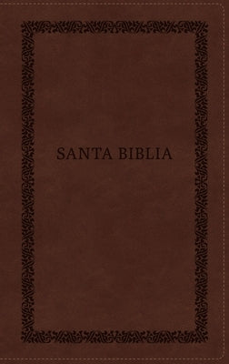 Biblia Reina-Valera 1960, Tierra Santa, Ultrafina Letra Grande, Leathersoft, Café, Con Cierre by Vida