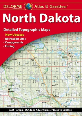 Delorme Atlas & Gazetteer: North Dakota by Rand McNally