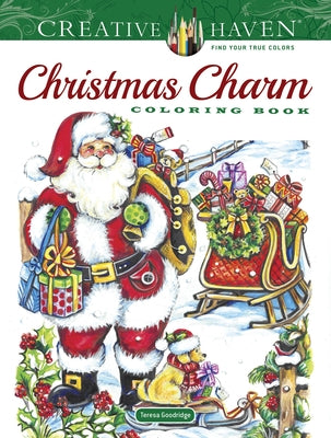 Creative Haven Christmas Charm Coloring Book by Goodridge, Teresa
