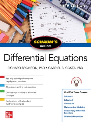 Schaum's Outline of Differential Equations, Fifth Edition by Bronson, Richard