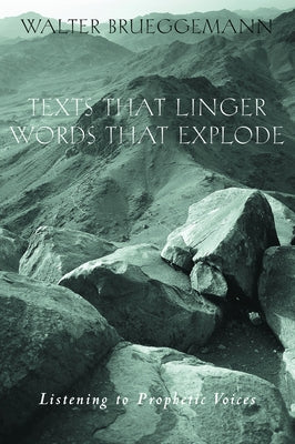 Texts That Linger Words That E by Brueggemann, Walter