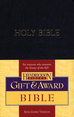 Gift & Award Bible-KJV by Hendrickson Publishers