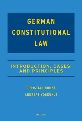 Casebook on German Constitutional Law by Bumke, Christian