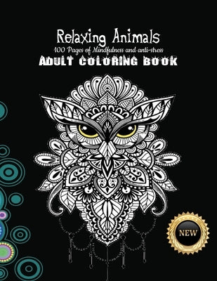 Relaxing Animals Adult Coloring Book by Arts, Mary