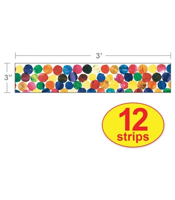 The Very Hungry Caterpillar(tm) Dots Straight Borders by Carson Dellosa Education