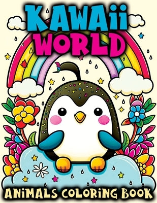 Kawaii World Animals Coloring Book: Fun and Adorable Kawaii Animals Suitable for Kids by Temptress, Tone