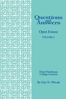 Questions & Answers: Open Forum by Woods, Guy N.