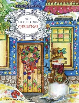 Adult Coloring Book: Nice Little Town Christmas by Bogema (Stolova), Tatiana