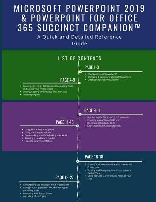Microsoft PowerPoint 2019 & PowerPoint for Office 365 Succinct Companion(TM): A Quick and Detailed Reference Guide by Succinct Companion