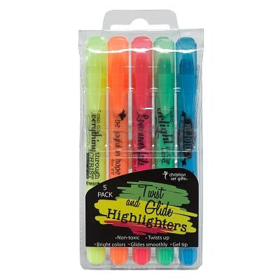 Hilite-Twist N Glide Highl-5pk by Christian Art Gifts