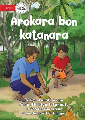 Trees are our Protection - Arokara bon katanara (Te Kiribati) by Marilyn Tokannata, Airiin