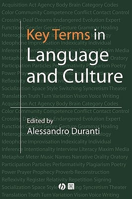 Key Terms by Duranti, Alessandro