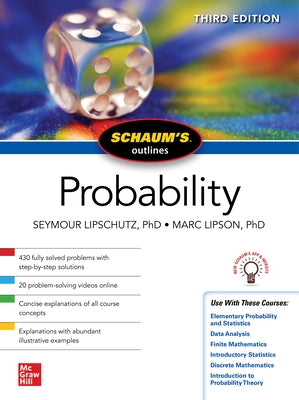 Schaum's Outline of Probability, Third Edition by Lipschutz, Seymour