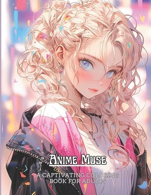 Anime Muse: A Captivating Coloring Book for Adults by White, Deon