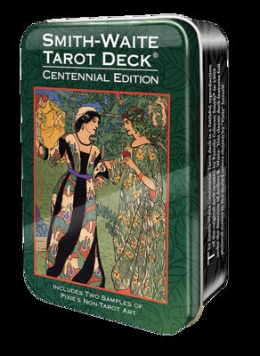 Smith-Waite(r) Centennial Tarot Deck in a Tin by Colman Smith, Pamela