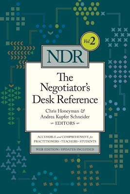 The Negotiator's Desk Reference by Honeyman, Chris