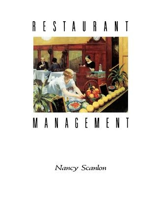 Restaurant Management by Scanlon, Nancy Loman