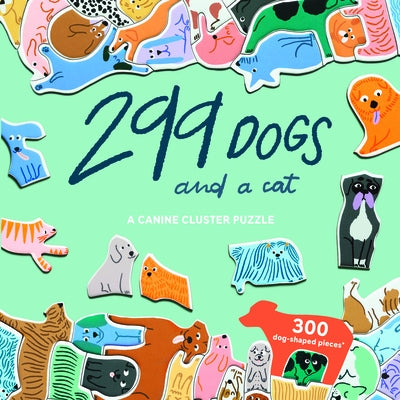 299 Dogs (and a Cat) 300 Piece Puzzle: A Canine Cluster Puzzle by Maupetit, Léa