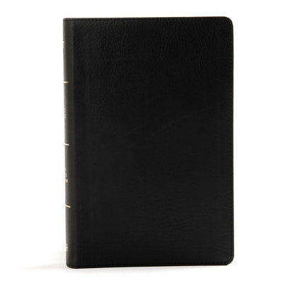 KJV Large Print Personal Size Reference Bible, Black Leathertouch Indexed by Holman Bible Staff