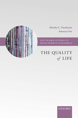 The Quality of Life by Nussbaum, Martha